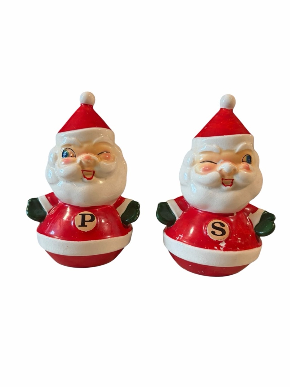 Vintage Holt Howard Santa Salt and Pepper Shakers Holiday Decor 1960s - Picture 2 of 9
